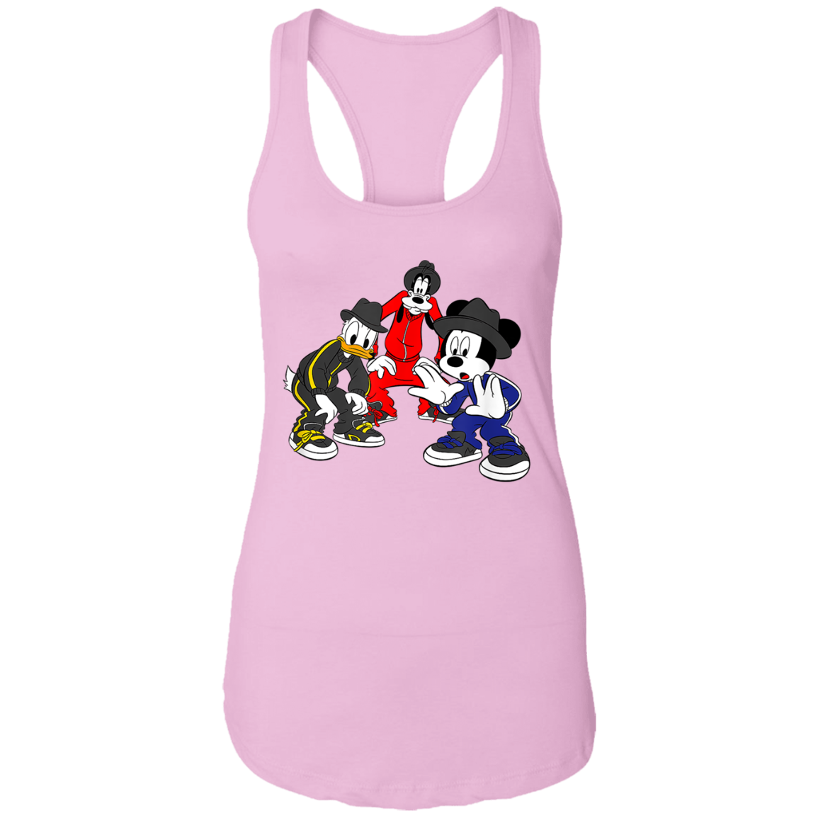 "CARTOON CYPHA" Ladies Ideal Racerback Tank