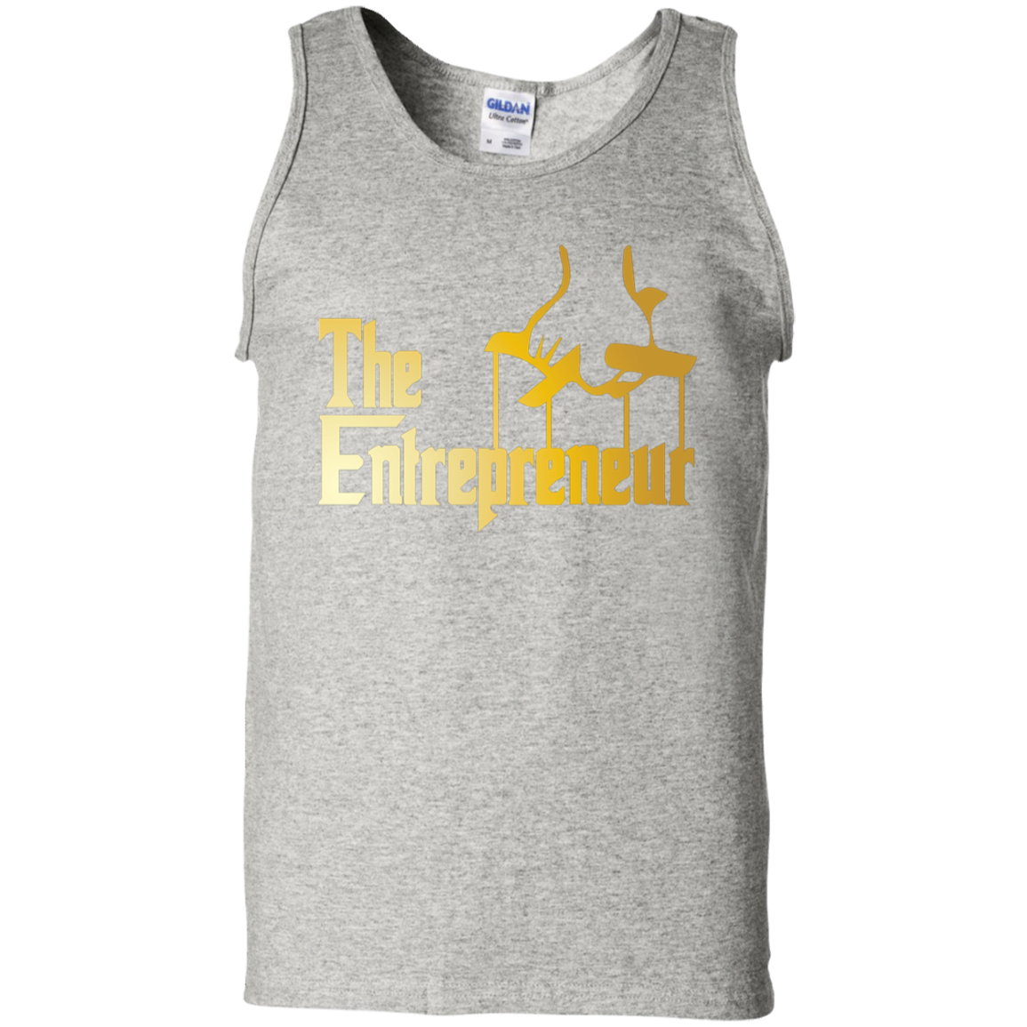 "HANDS OF AN ENTREPRENEUR" 100% Cotton Tank Top