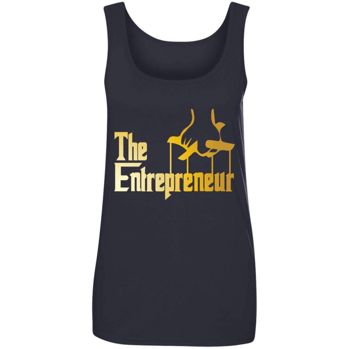 "HANDS OF AN ENTREPRENEUR" Ladies' 100% Ringspun Cotton Tank Top