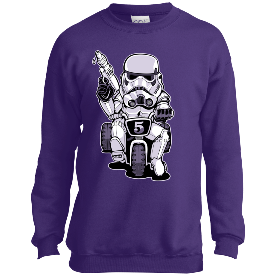 "TOOPER ON A BIKE" Youth Crewneck Sweatshirt