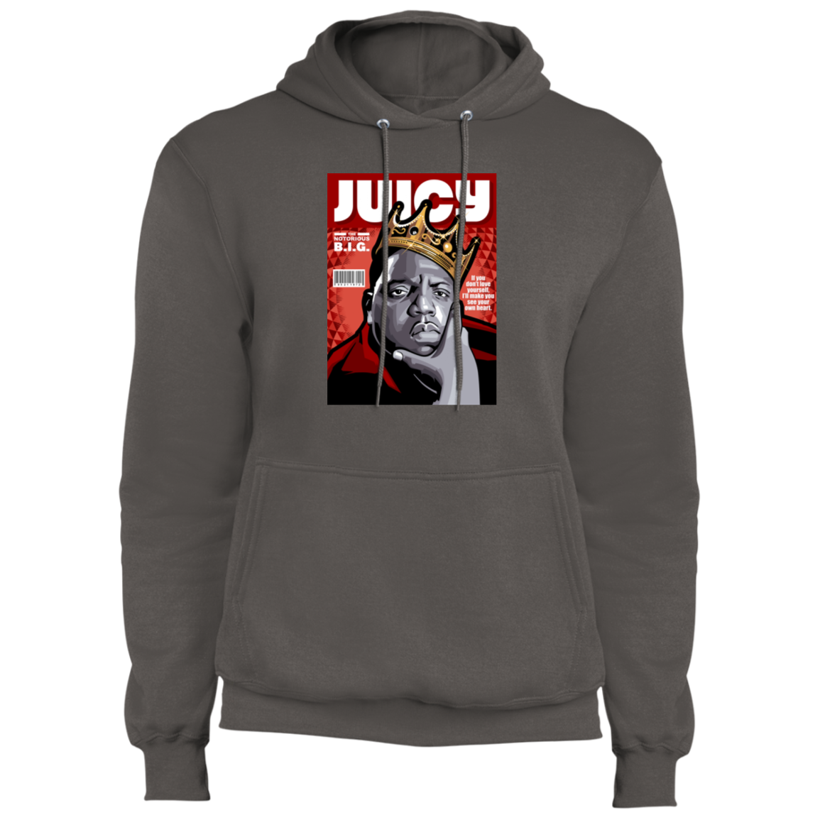 "JUICY" Core Fleece Pullover Hoodie