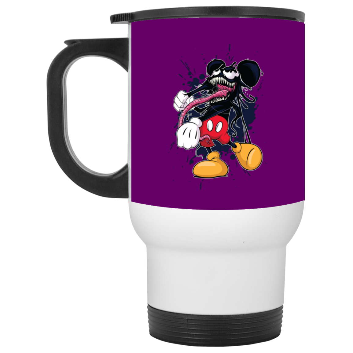 "VENOM MOUSE" White Travel Mug