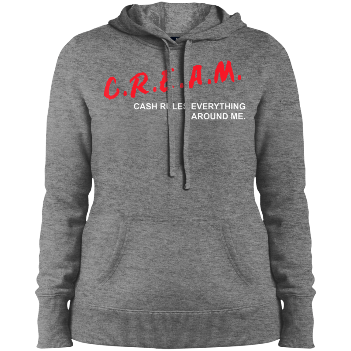 "CREAM" Ladies' Pullover Hooded Sweatshirt