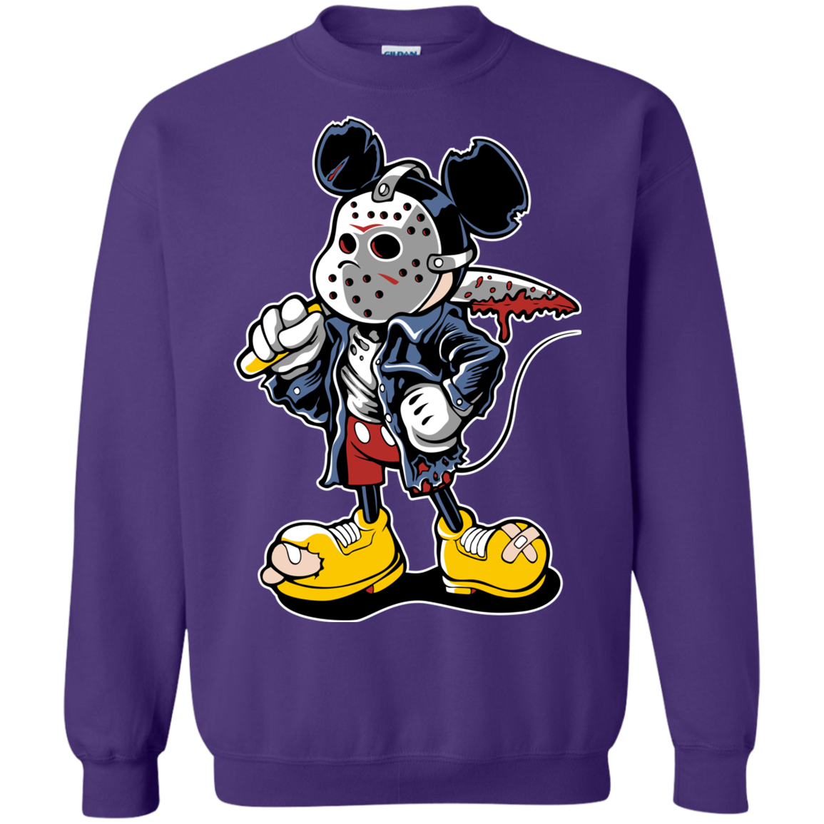 "MANIAC MICKY Crewneck Pullover Sweatshirt  8 oz.