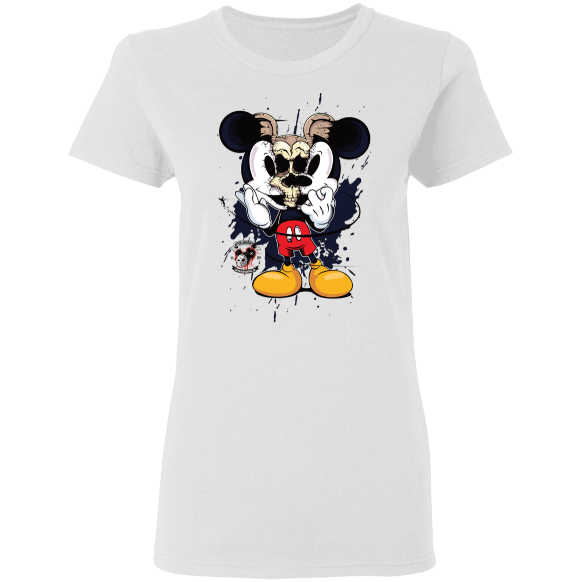 "SKULL MICKEY" Ladies' 5.3 oz. T-Shirt