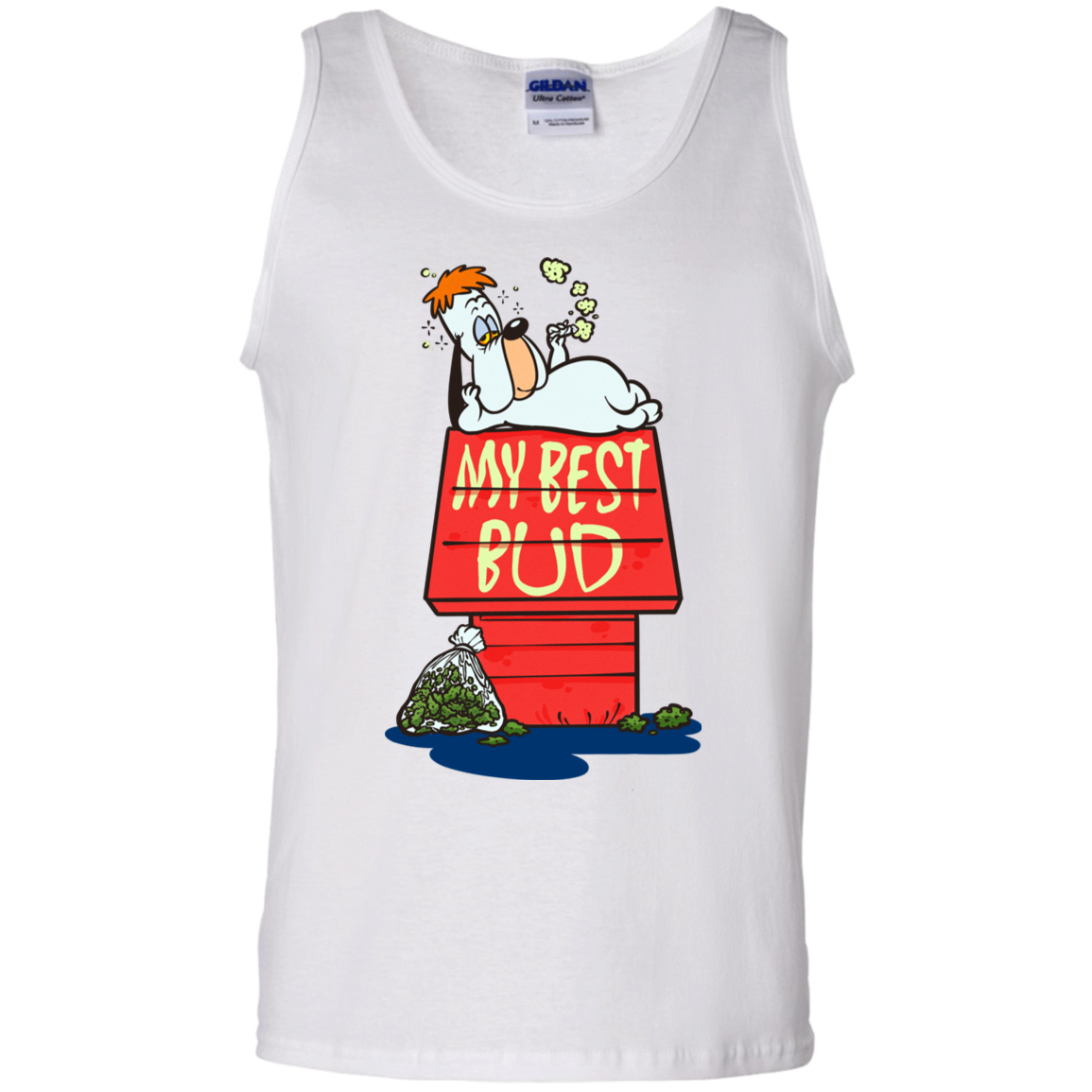 "MY BEST BUD"100% Cotton Tank Top