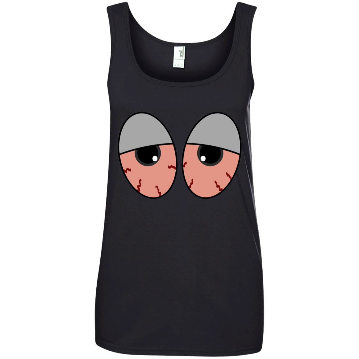 "RED EYES" Ladies' 100% Ringspun Cotton Tank Top