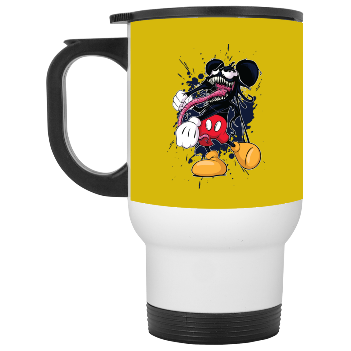 "VENOM MOUSE" White Travel Mug