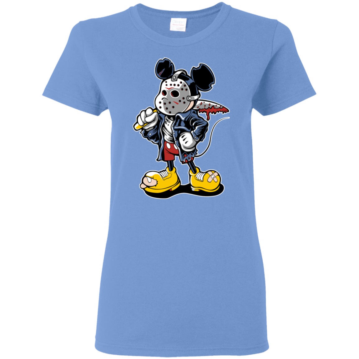 "MANIAC MICKEY" Ladies' 5.3 oz. T-Shirt