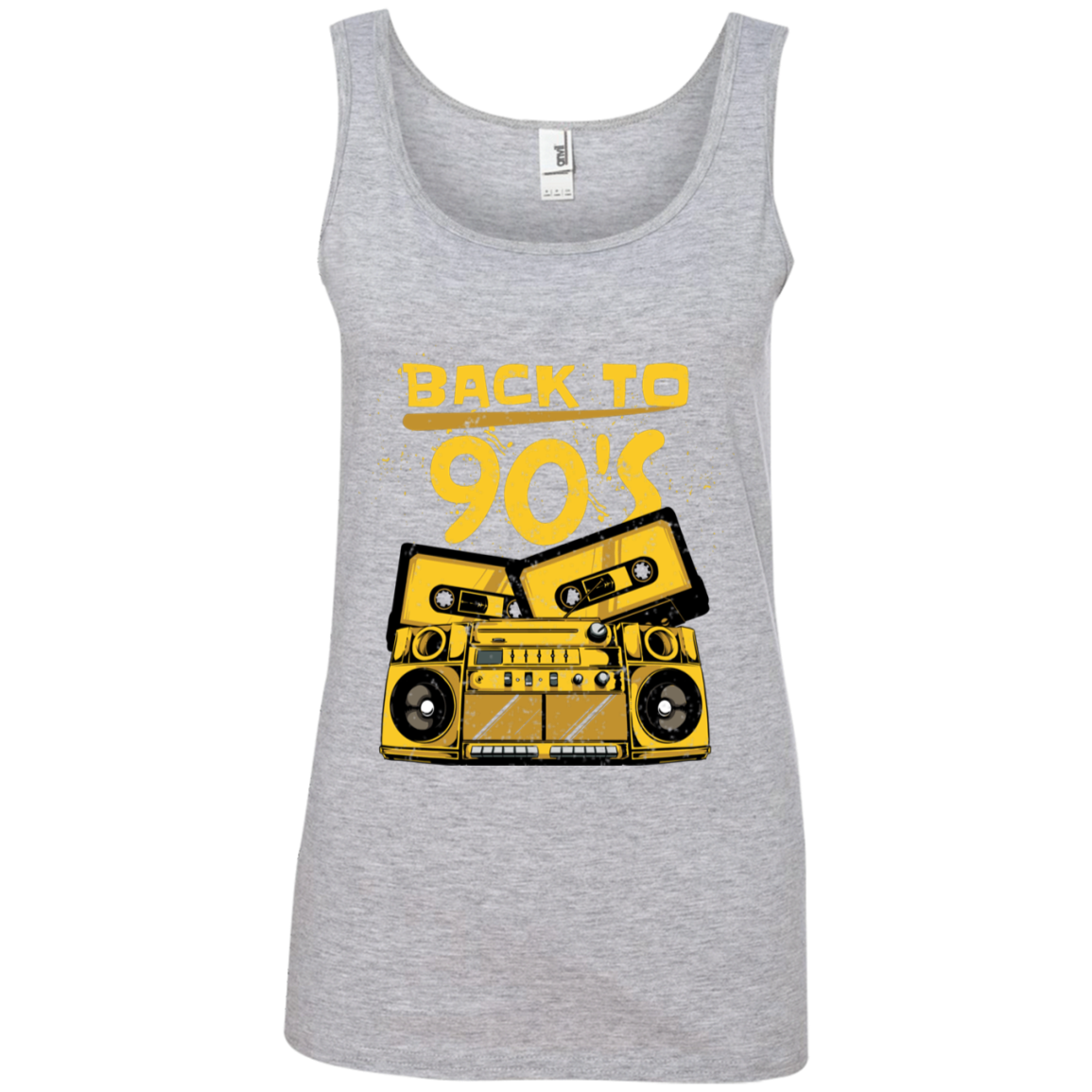 "BACK TO 90'S" Ladies' 100% Ringspun Cotton Tank Top