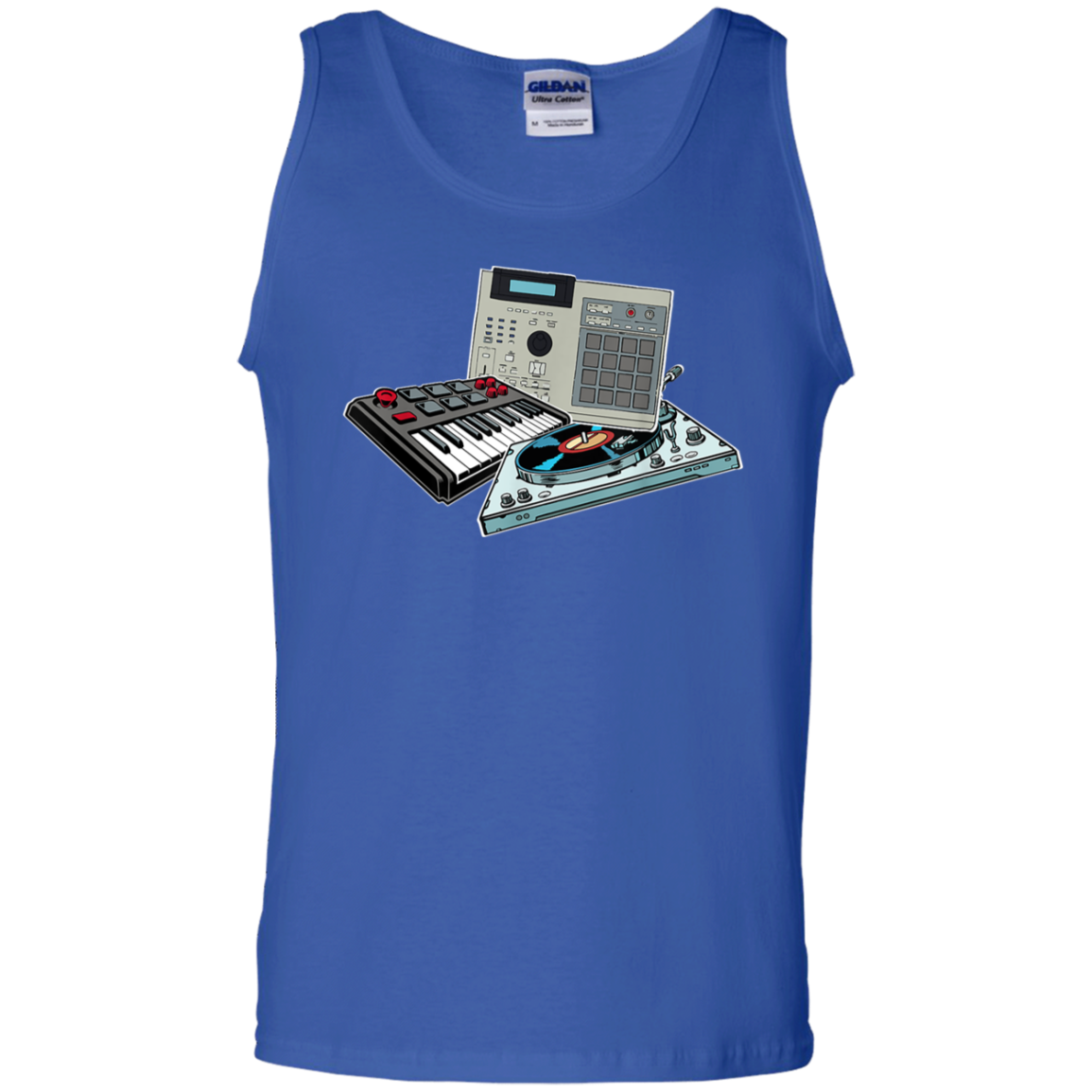 "DRUM MACHINE" 100% Cotton Tank Top