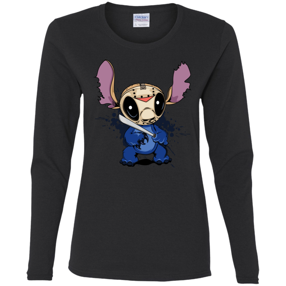 "KILLER STITCH" Ladies' Cotton LS T-Shirt