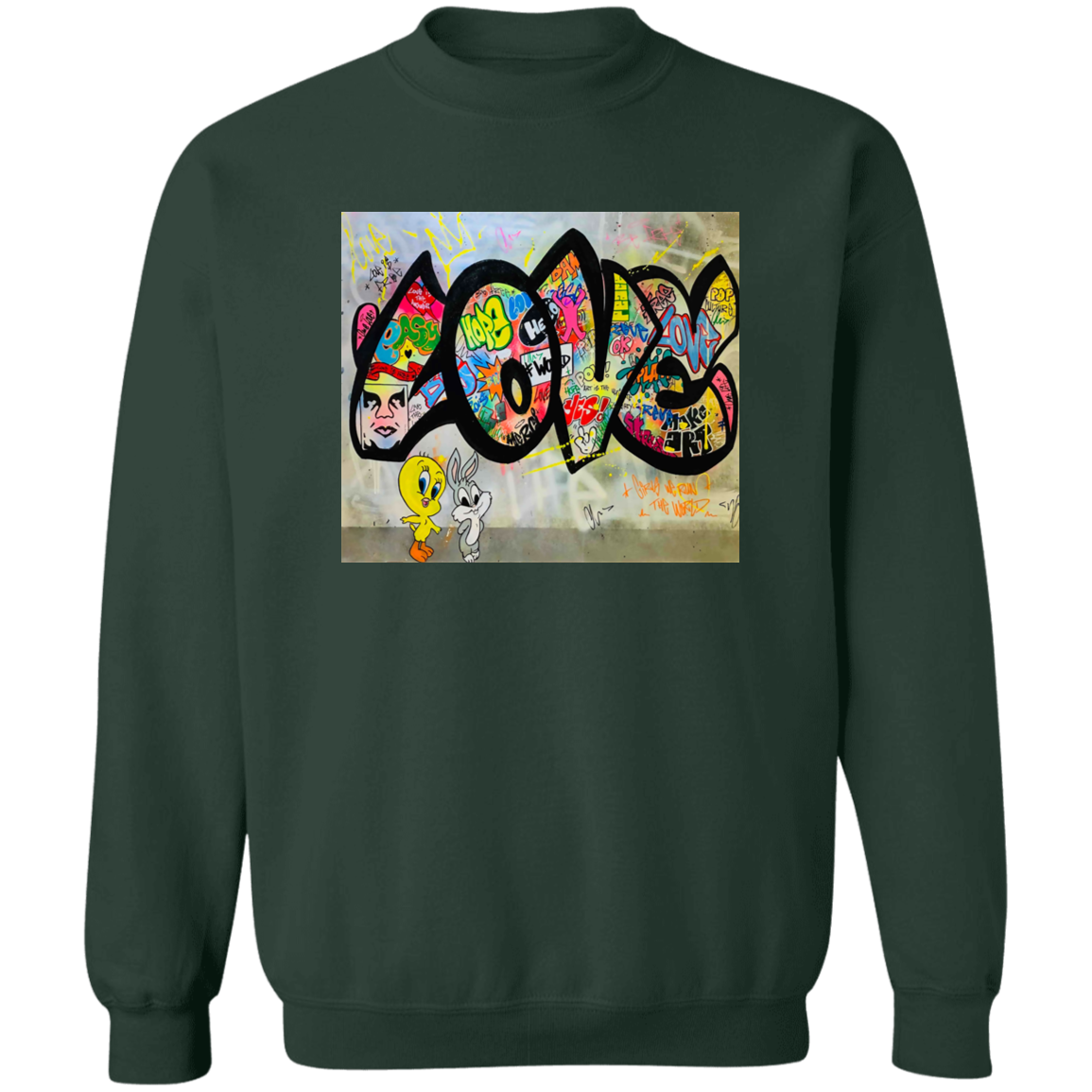 "LOVE" Crewneck Pullover Sweatshirt