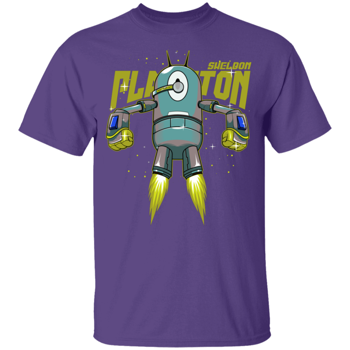 "PLANKTON" Youth 5.3 oz 100% Cotton T-Shirt