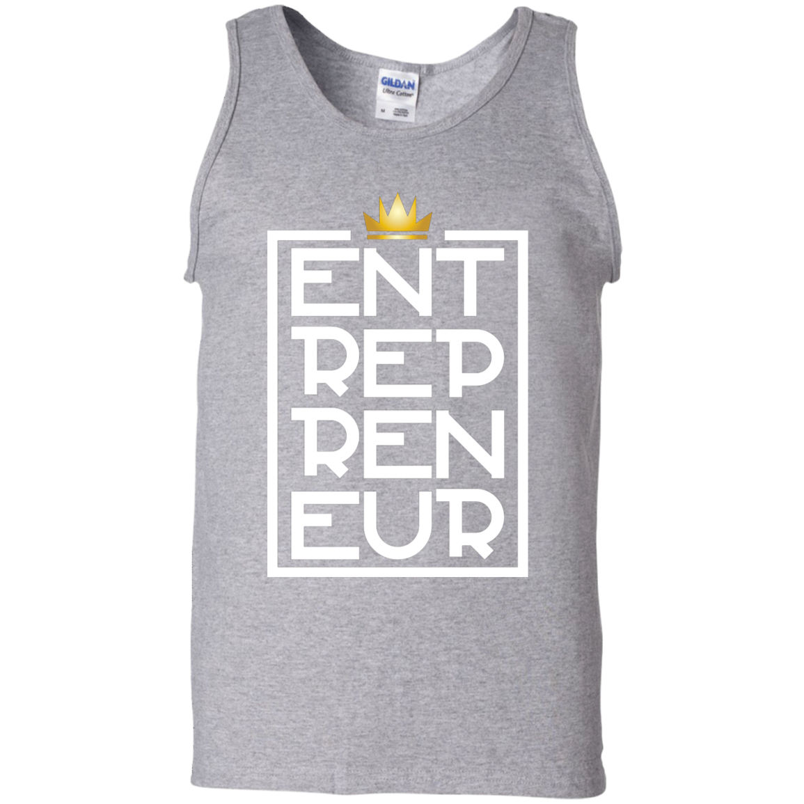 "KING ENTREPRENEUR" 100% Cotton Tank Top