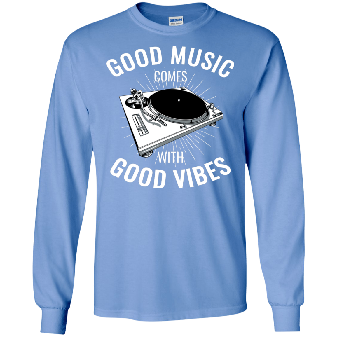 "GOOD VIBES" LS Ultra Cotton T-Shirt